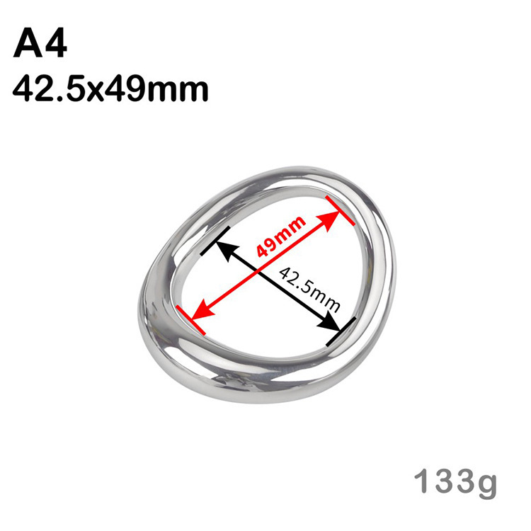 Ergonomic Steel Cock Ring -WeLovePlugs