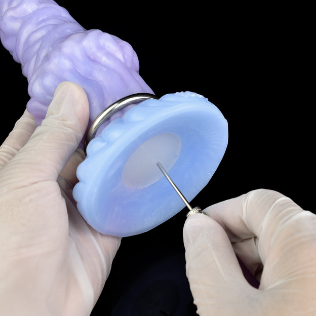 8 Inch Ejaculating Alien Egg-Laying Dildo Silicone Ovipositor Sex Toy