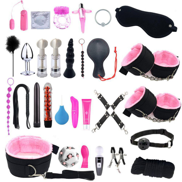 Bdsm Bed Straps Restraints Sex  30 Pcs Set-WeLovePlugs