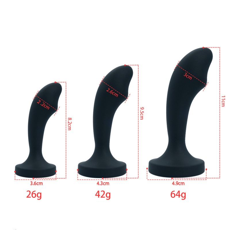 Crystal Base Silicone Anal Butt Plug-WeLovePlugs