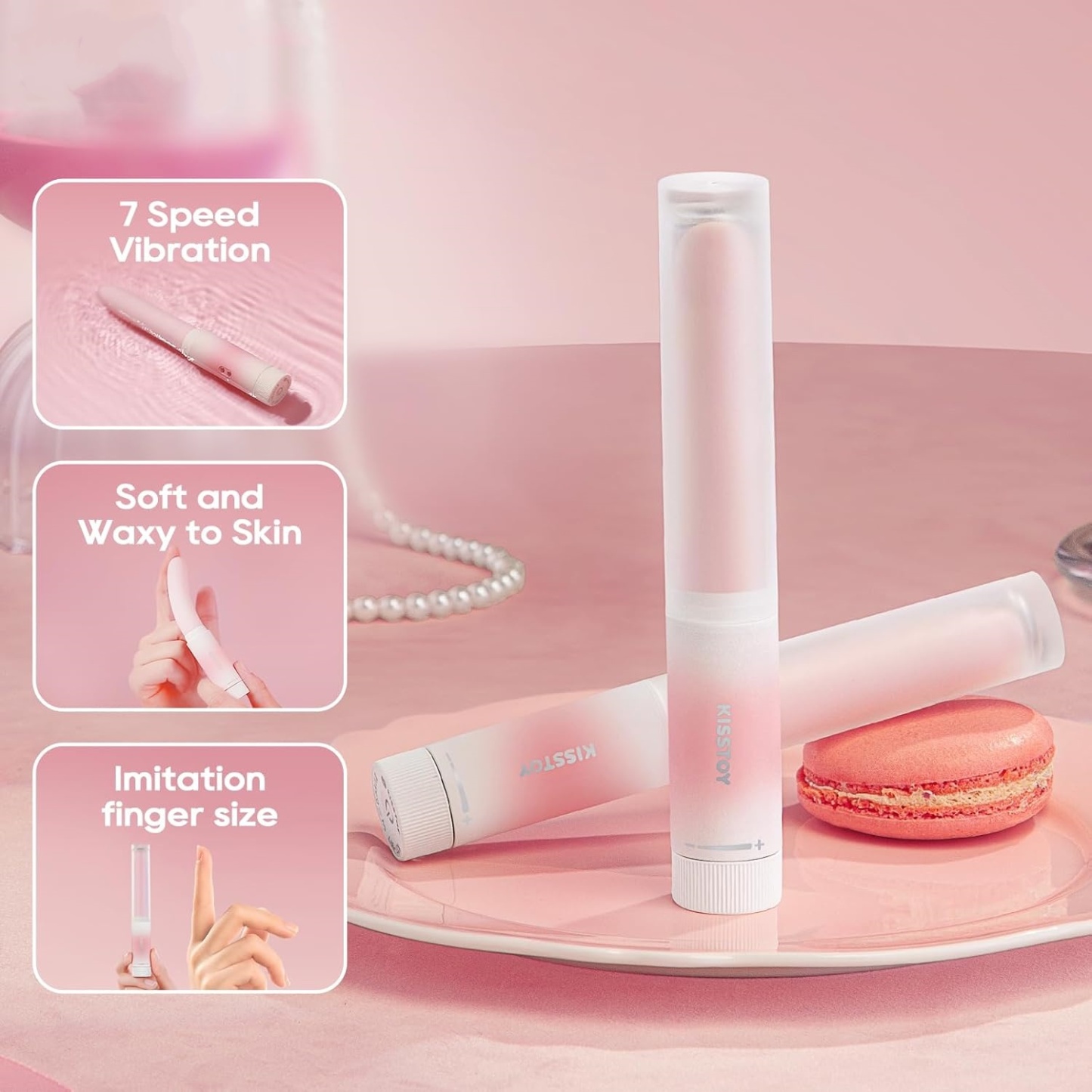 Pop Cherry Mini Lipstick Vibrator - image 5