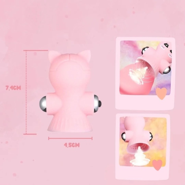 Suction Clip Tongue Licking Kitty - image 3