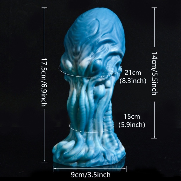 Liquid Silicone Monster Dildo Knot Alien Dildo -WeLovePlugs
