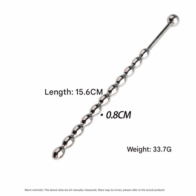 Multi-size Beaded Urethral Sounding Rods-WeLovePlugs