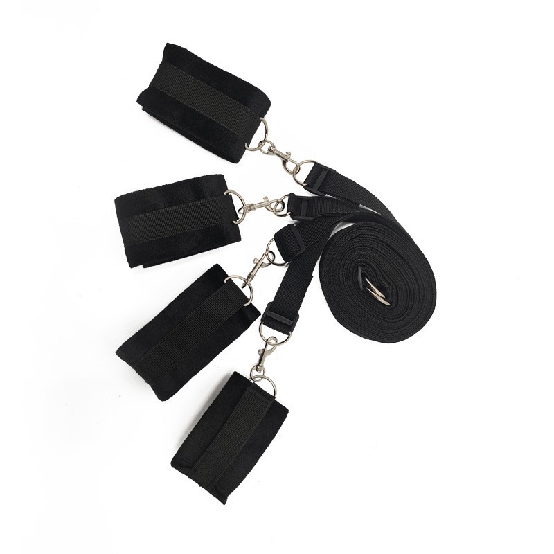 Wrist And Ankle Straps Adult Play Bed Bondage Restraints Set - image 2