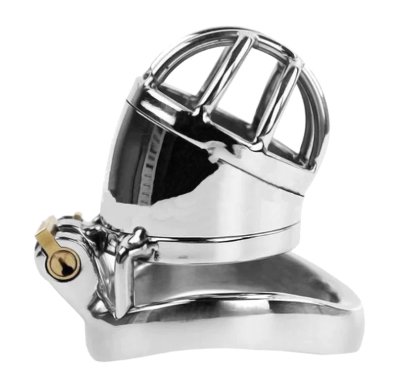 Heavey Metal Male Cock Chastity Cage -WeLovePlugs