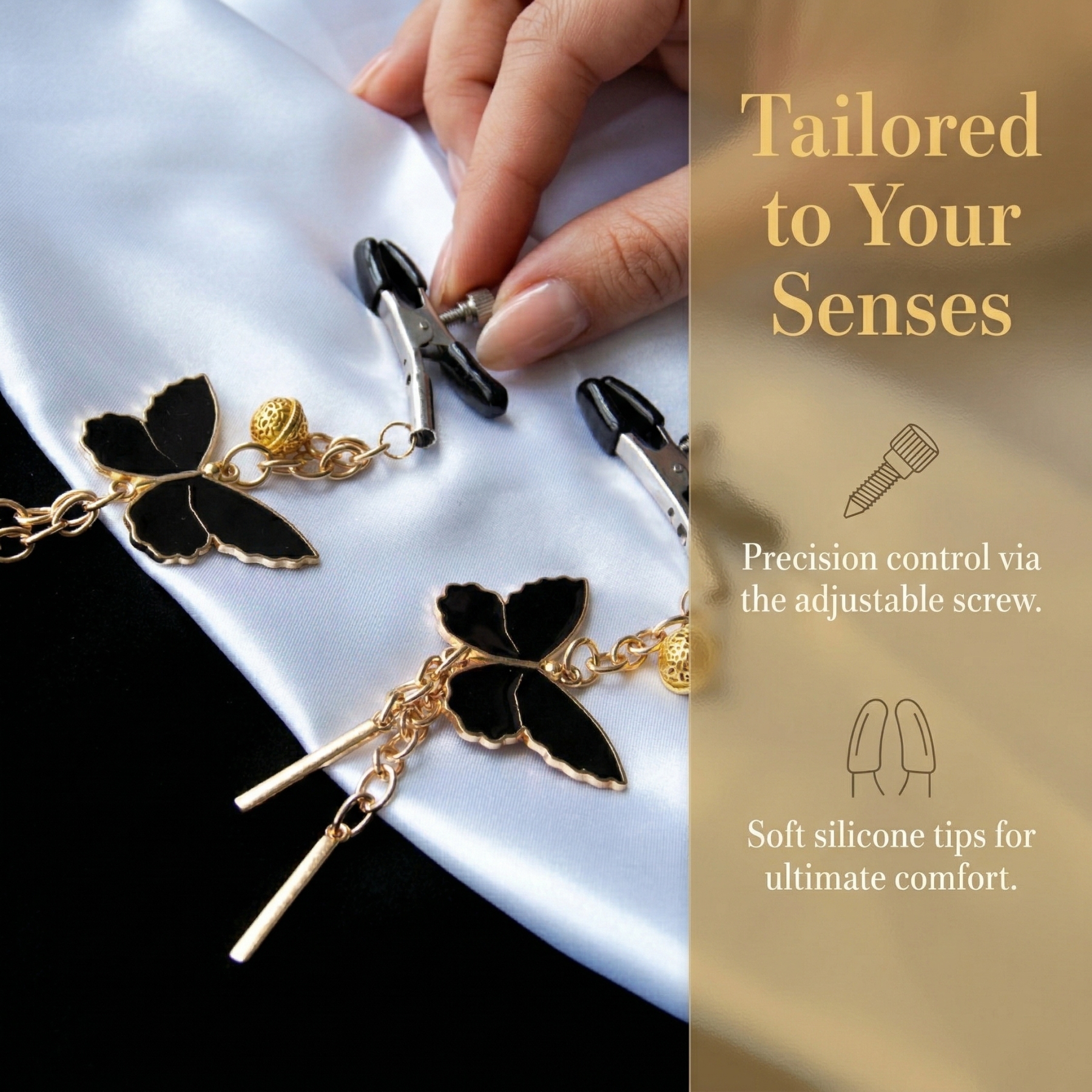 Charming Butterfly Nipple Clamps - image 3