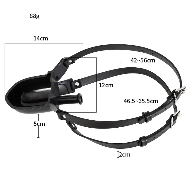 Holy Water PU Leather Mouth Plug SM Toy Mouth Gag-WeLovePlugs