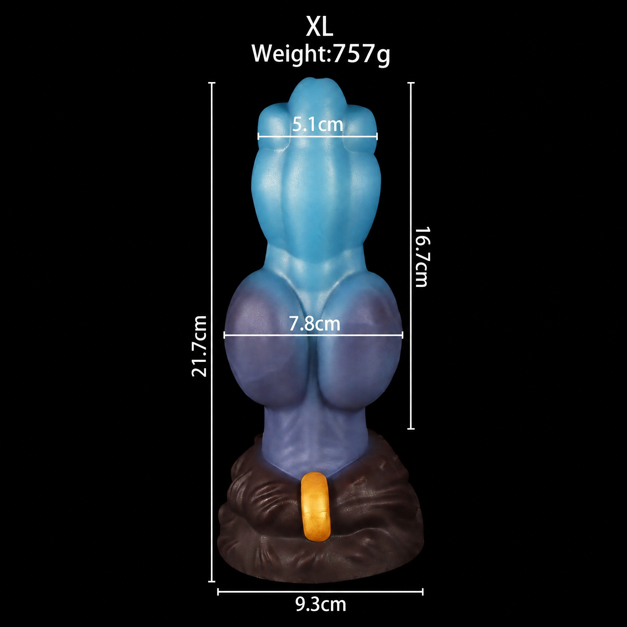 Mythic Werewolf King Silicone Fantasy Dildo - XL - image 1