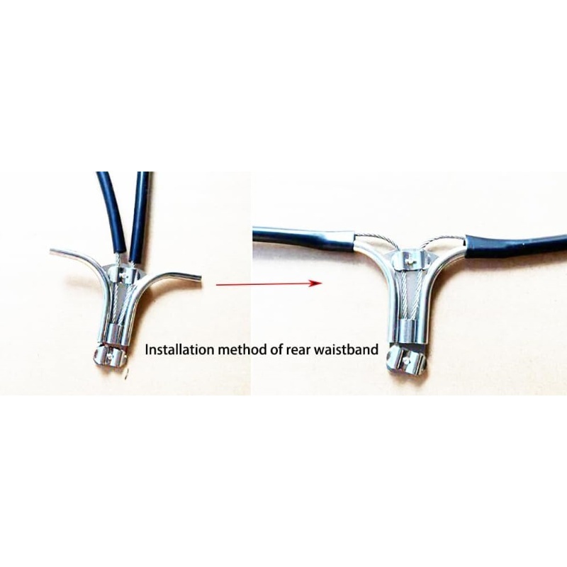 Stainless Steel Adjustable Chastity Belt for Women-WeLovePlugs