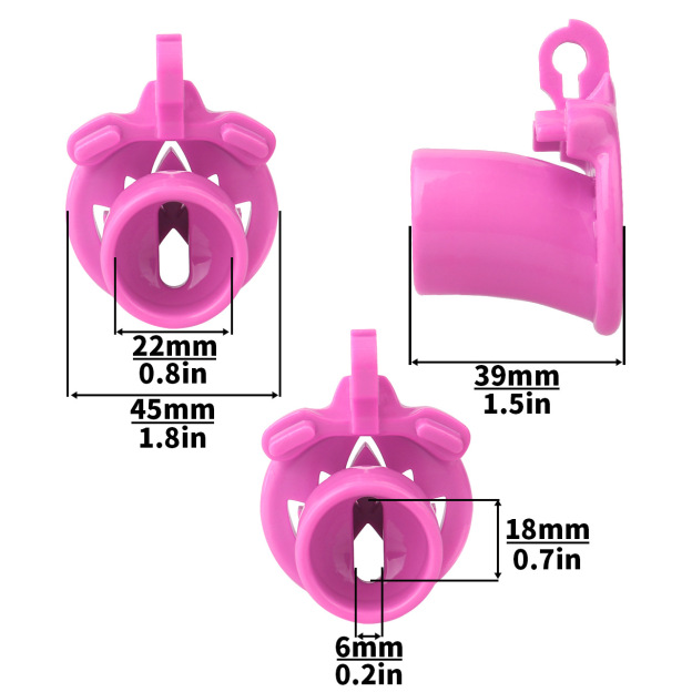 Breathable Sissy Chastity Cage with Belt-WeLovePlugs