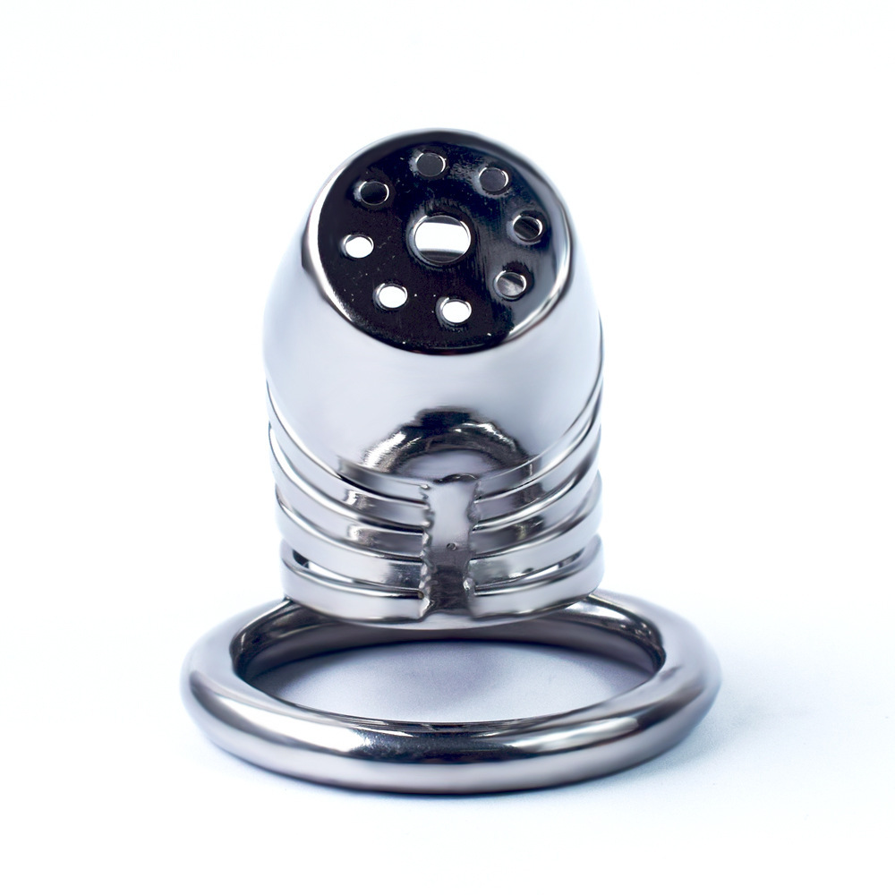 Stainless Steel Chastity Cage 40-50mm Ring -WeLovePlugs