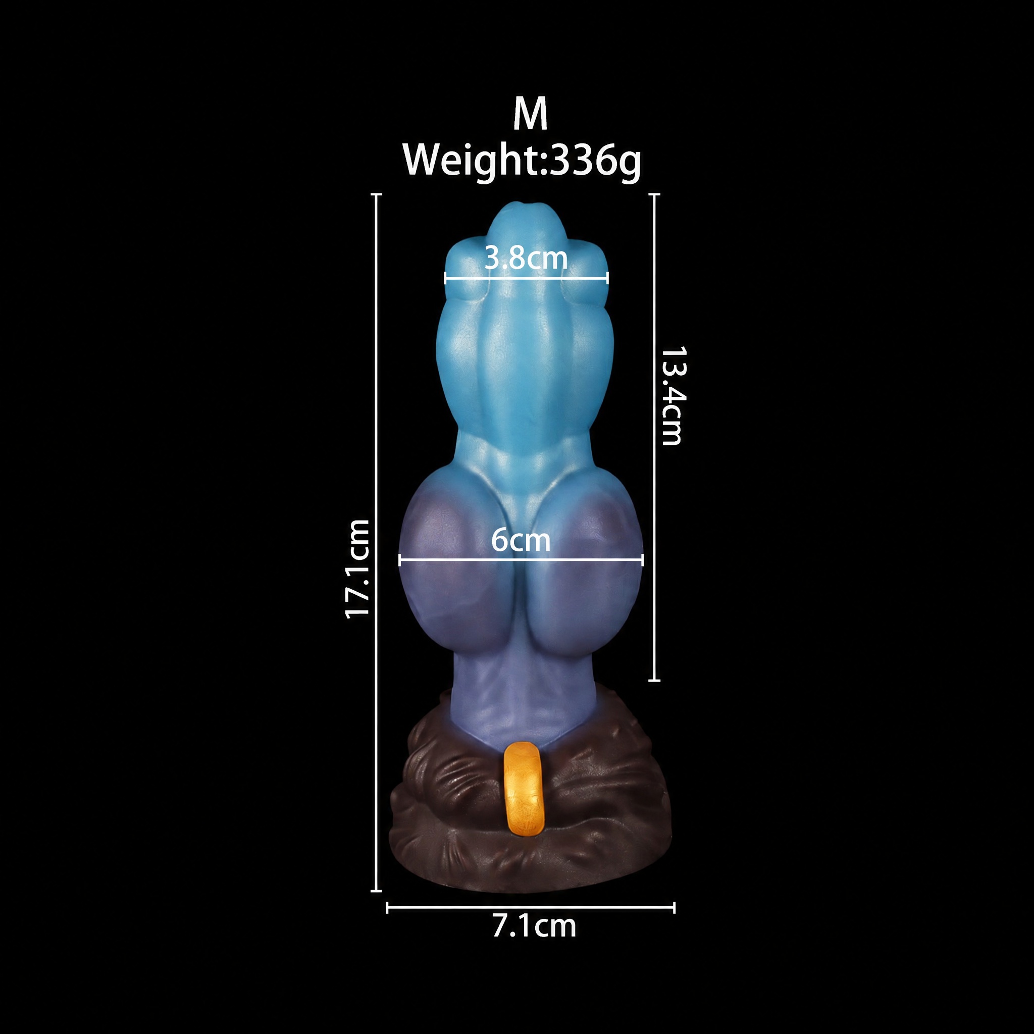 Mythic Werewolf King Silicone Fantasy Dildo - M - image 11