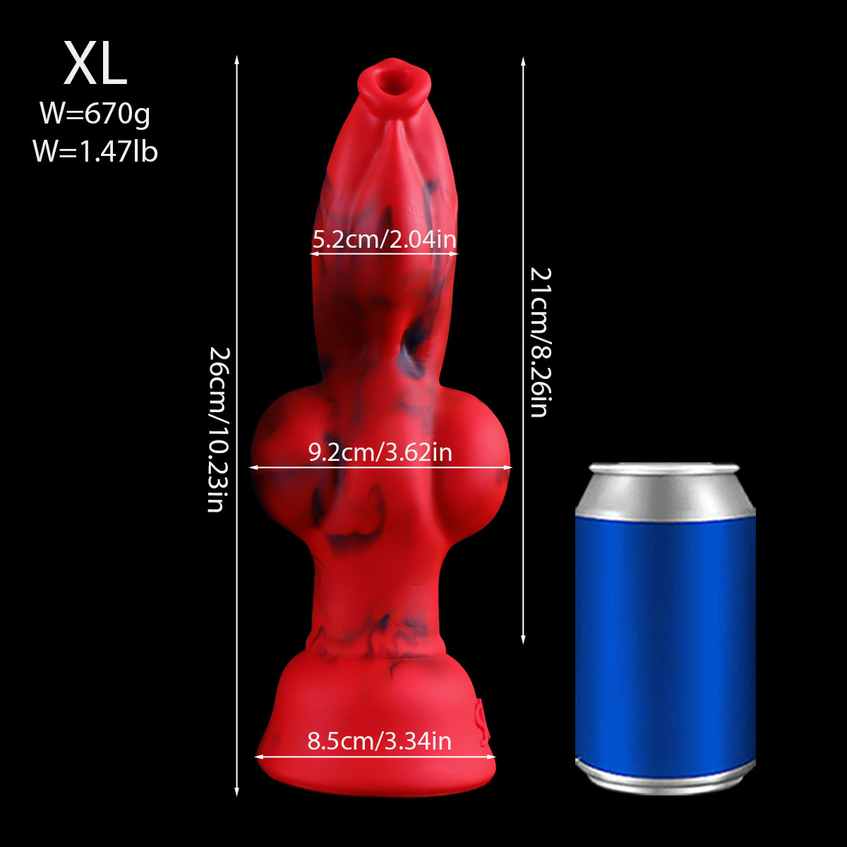 K9 Baroque Anal Plug Monster Dildo