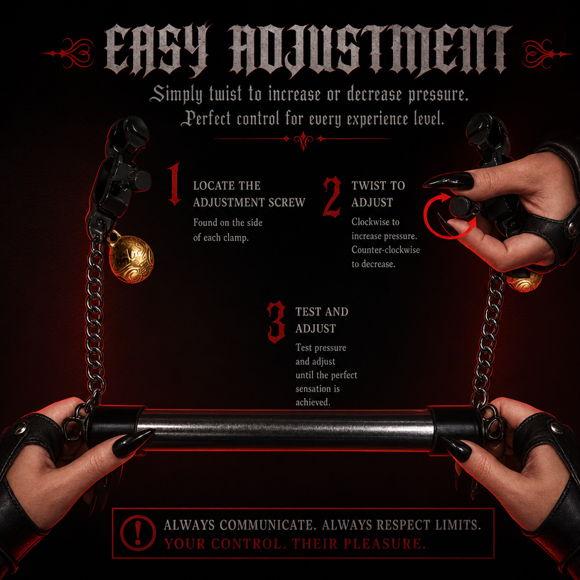 BDSM Toilet Paper Holder Nipple Clamps - image 10