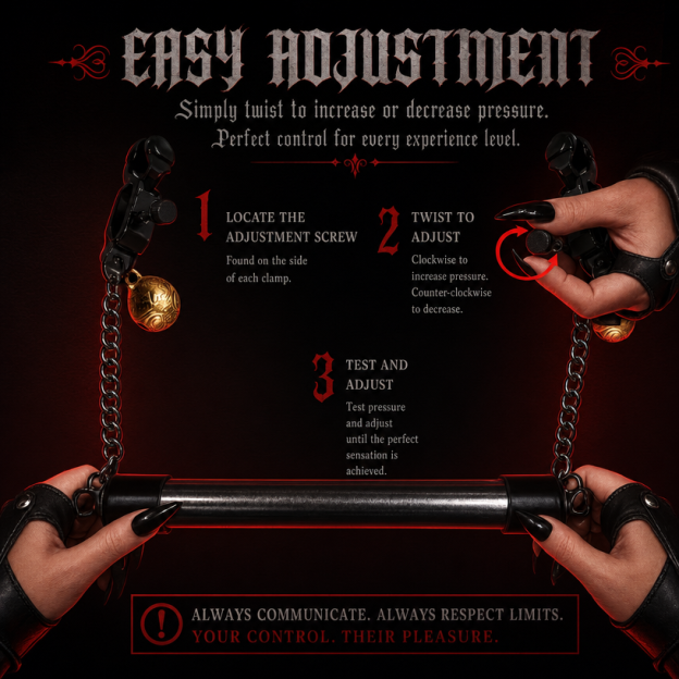 BDSM Toilet Paper Holder Nipple Clamps - image 10