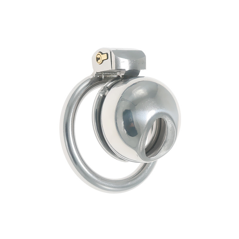 Men's Thickened Stainless Steel Chastity Cage - image 1