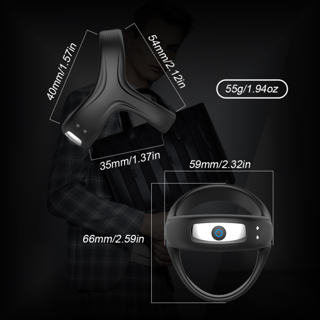 3-in-1 Ergonomic Cock Ring for Maximum Pleasure-WeLovePlugs