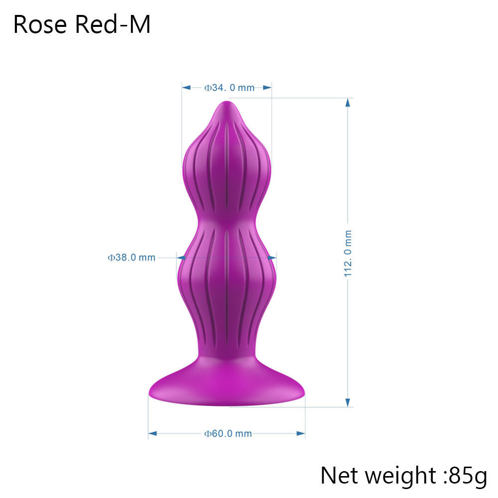 Beaded Style Silicone Anal Plug-WeLovePlugs