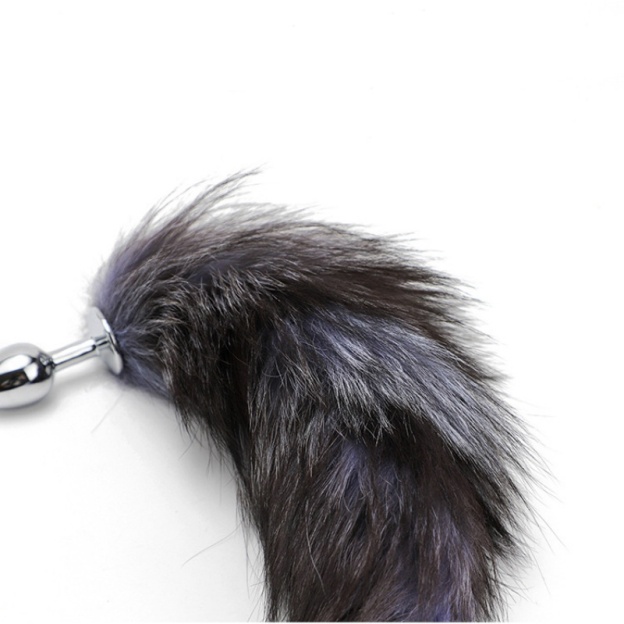 Nightfall Handmade Detachable Plug Fox Tail - 40cm - image 2