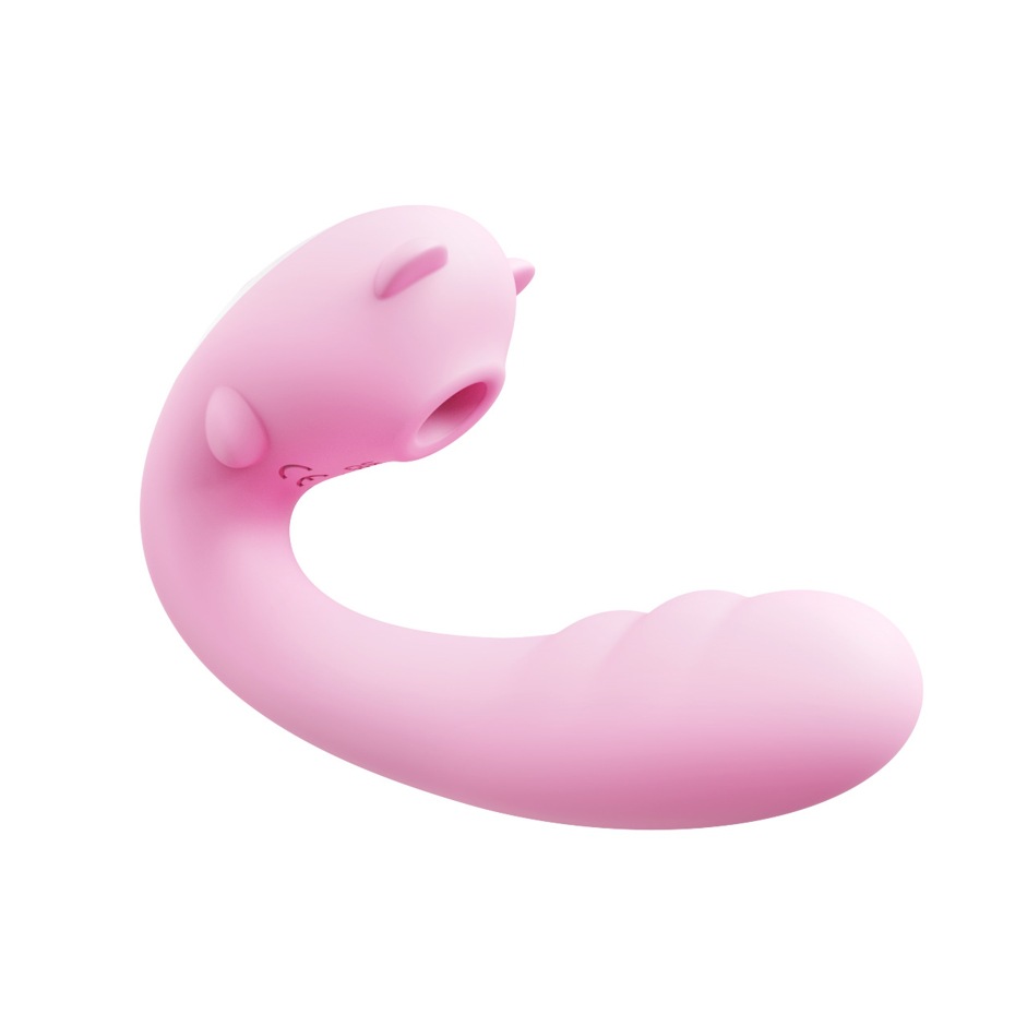 Cute Bear Powerful Vibrator - Pink - image 3