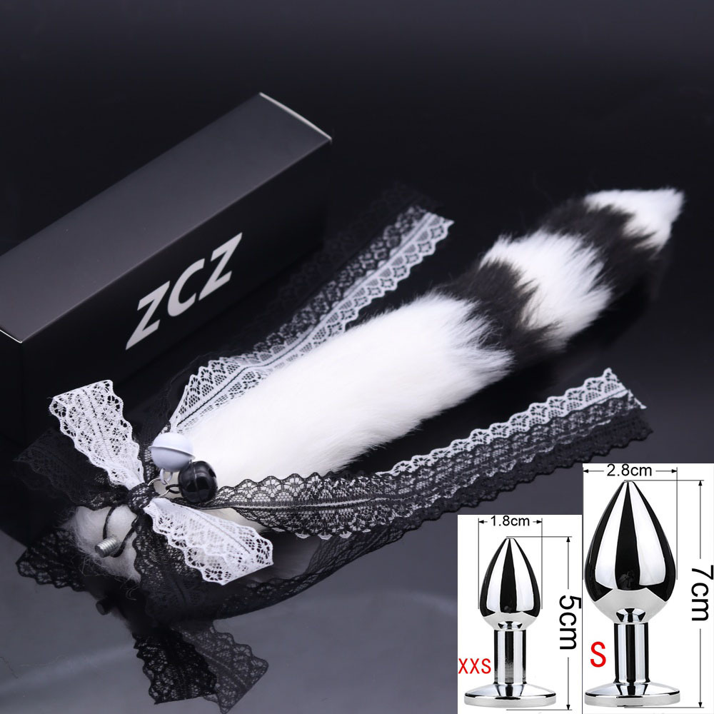 15.7'' Playful Tail Butt Plug With Ribbon Accent-WeLovePlugs