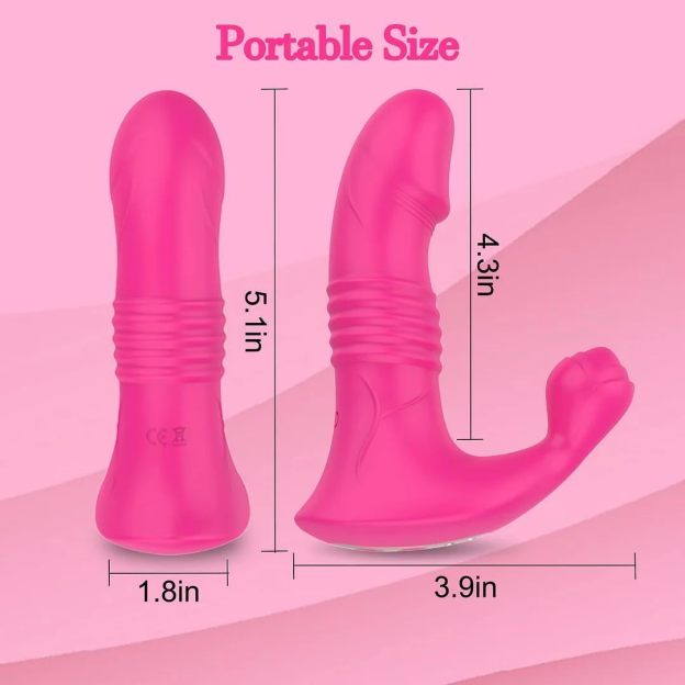 PetalPulse - Rose-Shaped Clit Sucking Toy with 10 Licking & Vibration Modes-WeLovePlugs