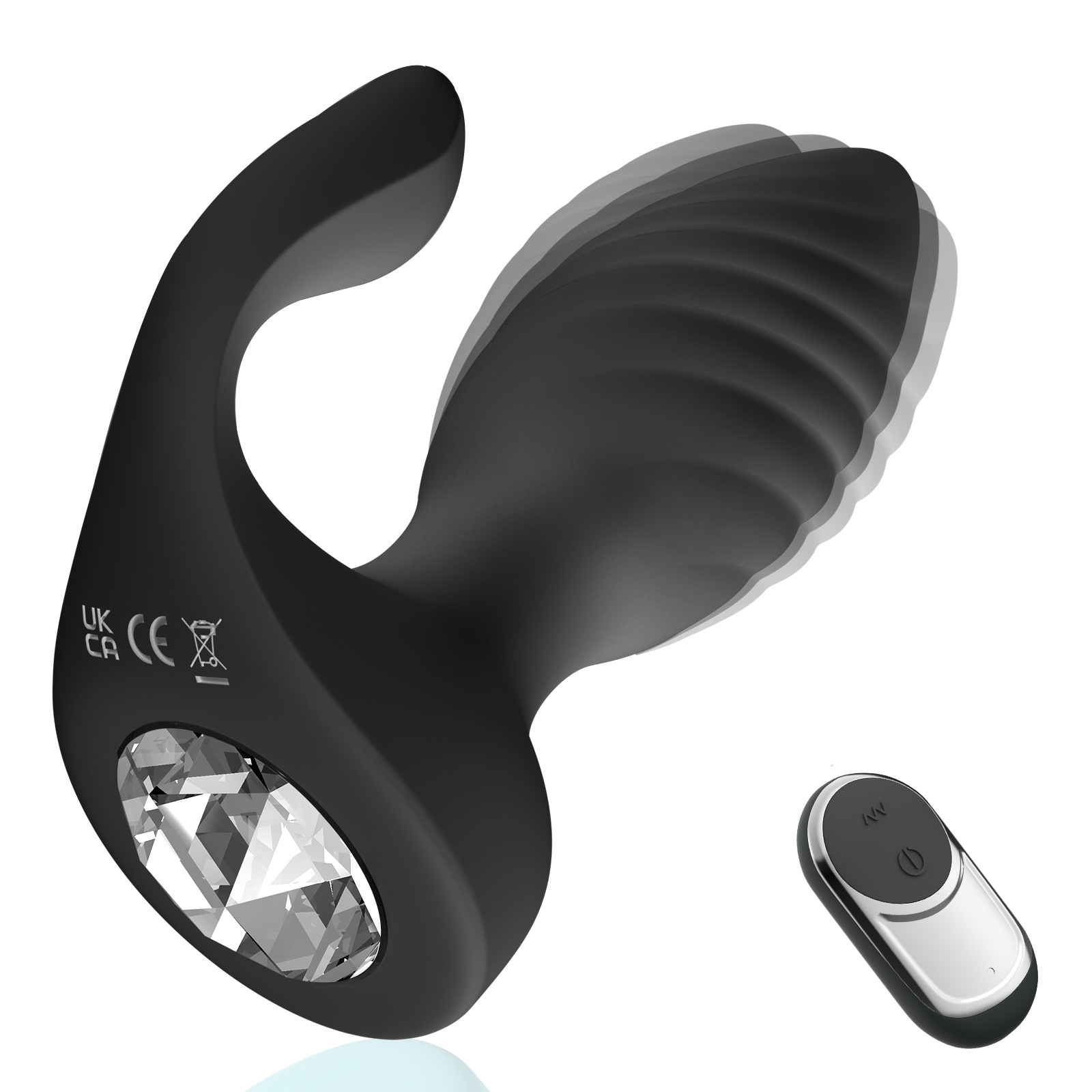 Anal Plug Remote Control Vibrator Clitoris Stimulator Dual Motors -WeLovePlugs