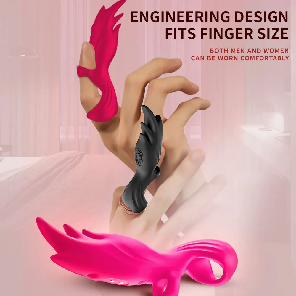 Six Finger Magic Set Vibrator Clitoris G-Spot Stimulator