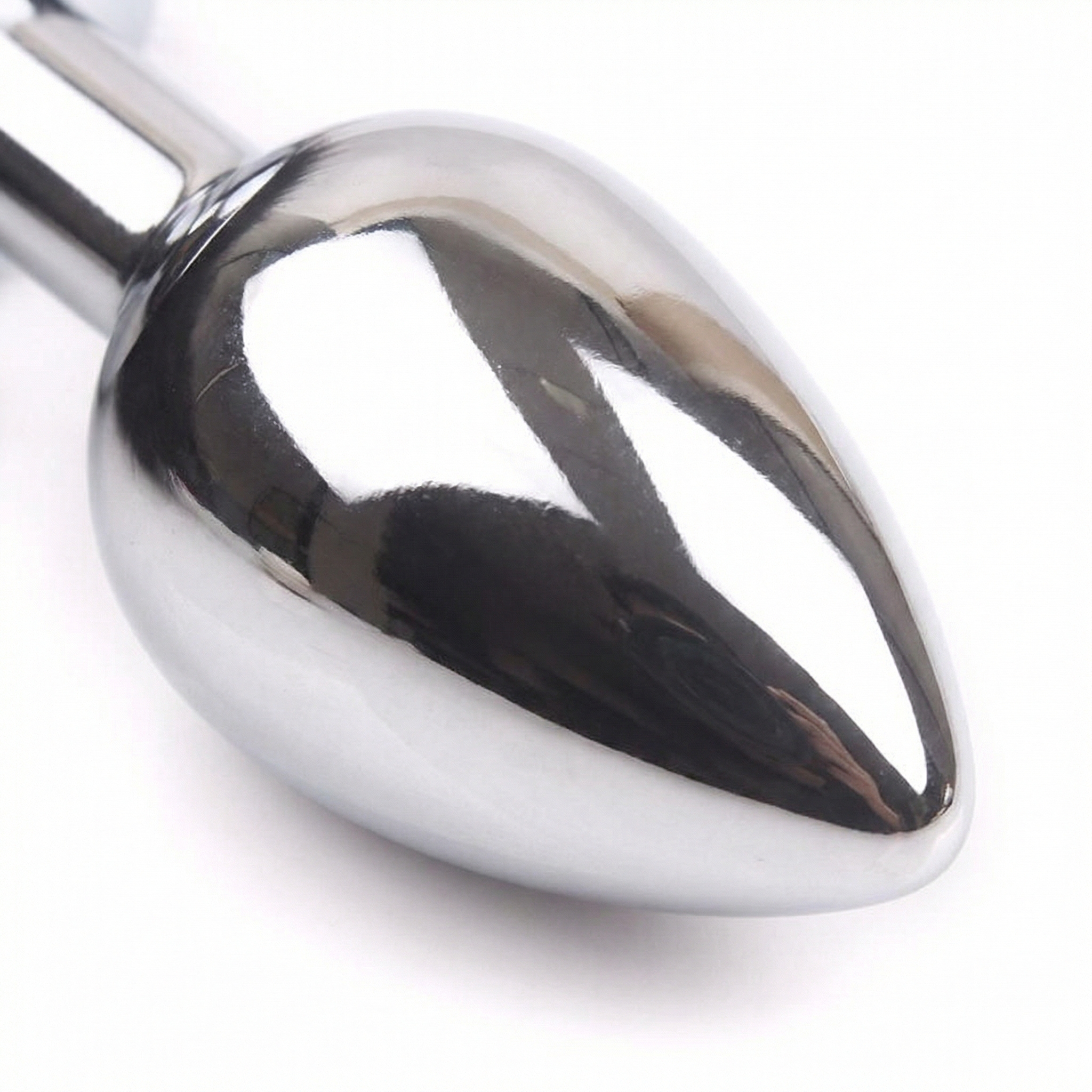 Black Fox Tail Butt Plug • 18.1 Inch Tail - image 4