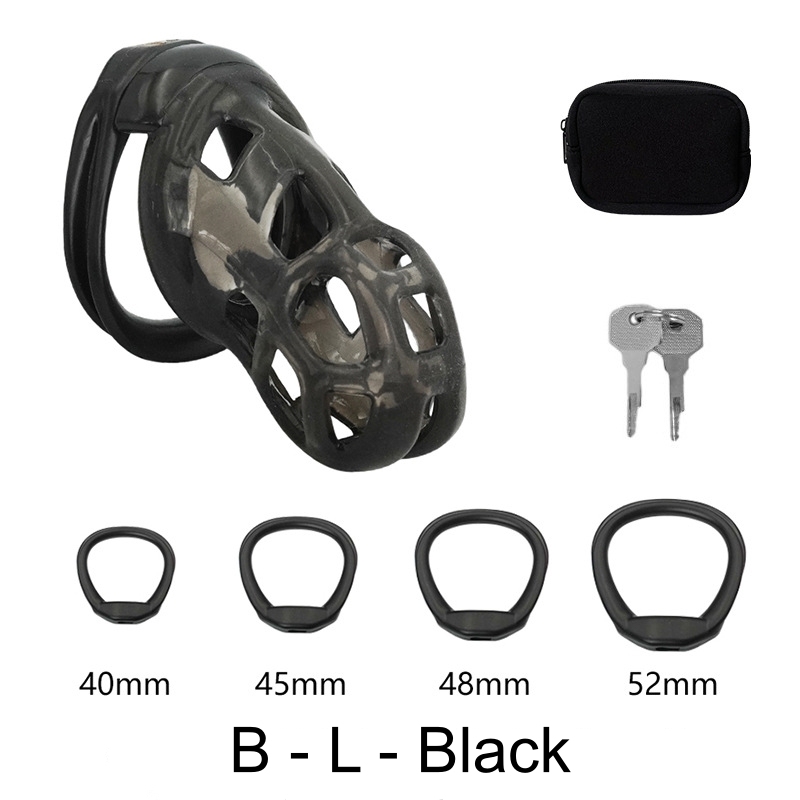 High Quallity 3D Print Breathable TPE Chastity Cage-WeLovePlugs