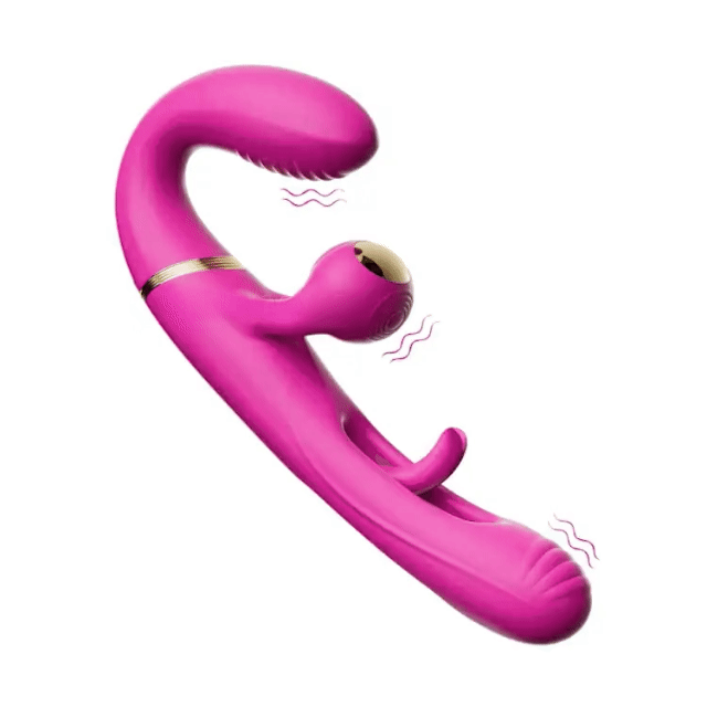 Veyra 4-Motor Double-Ended Vibrator - Rose - image 2