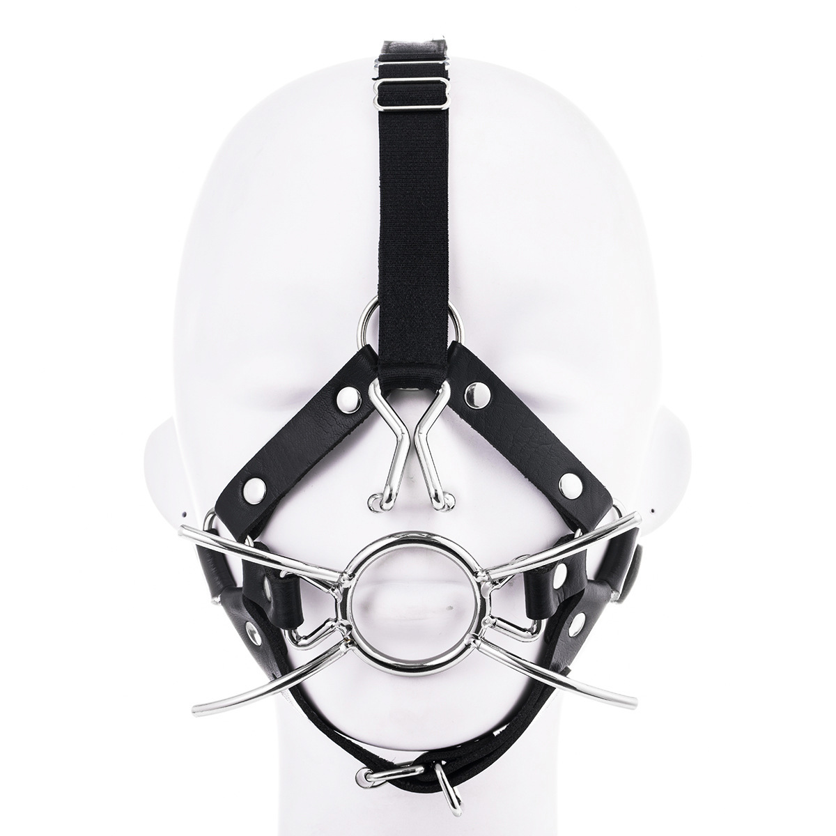 BDSM Spider Ring Gag With Head Slave Harness Nose Hook Flirting Mouth Gags-WeLovePlugs