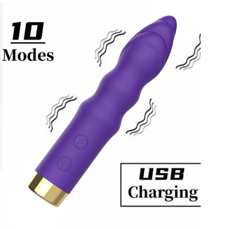 Anal Beads Vibrator – 10-Speed Silicone Massager for Prostate/G-Spot