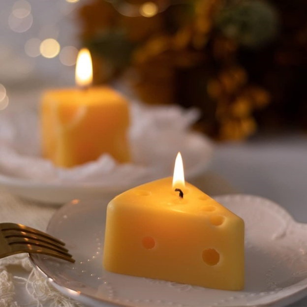 Cheese Shaped Aroma Soy Wax Scented Candle - image 7