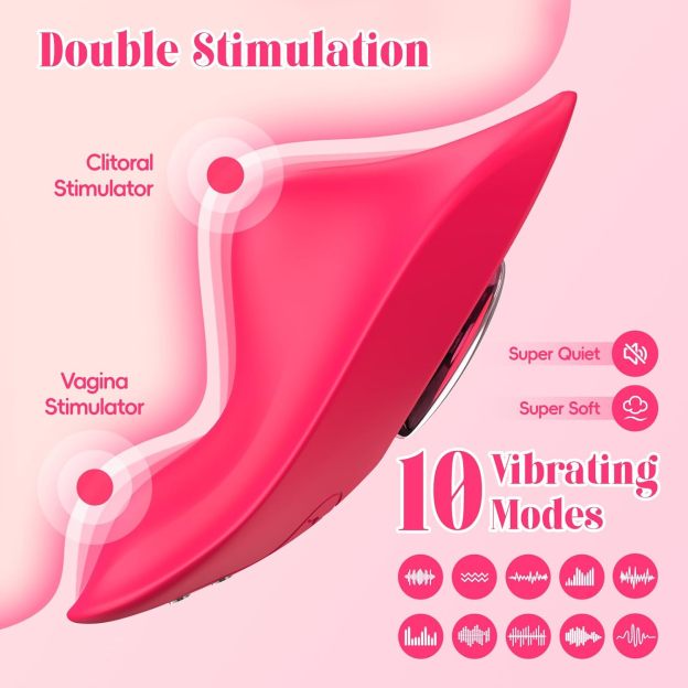 Remote Control Butterfly Vibrator App Cellphone Wearable Couple Vibrator 