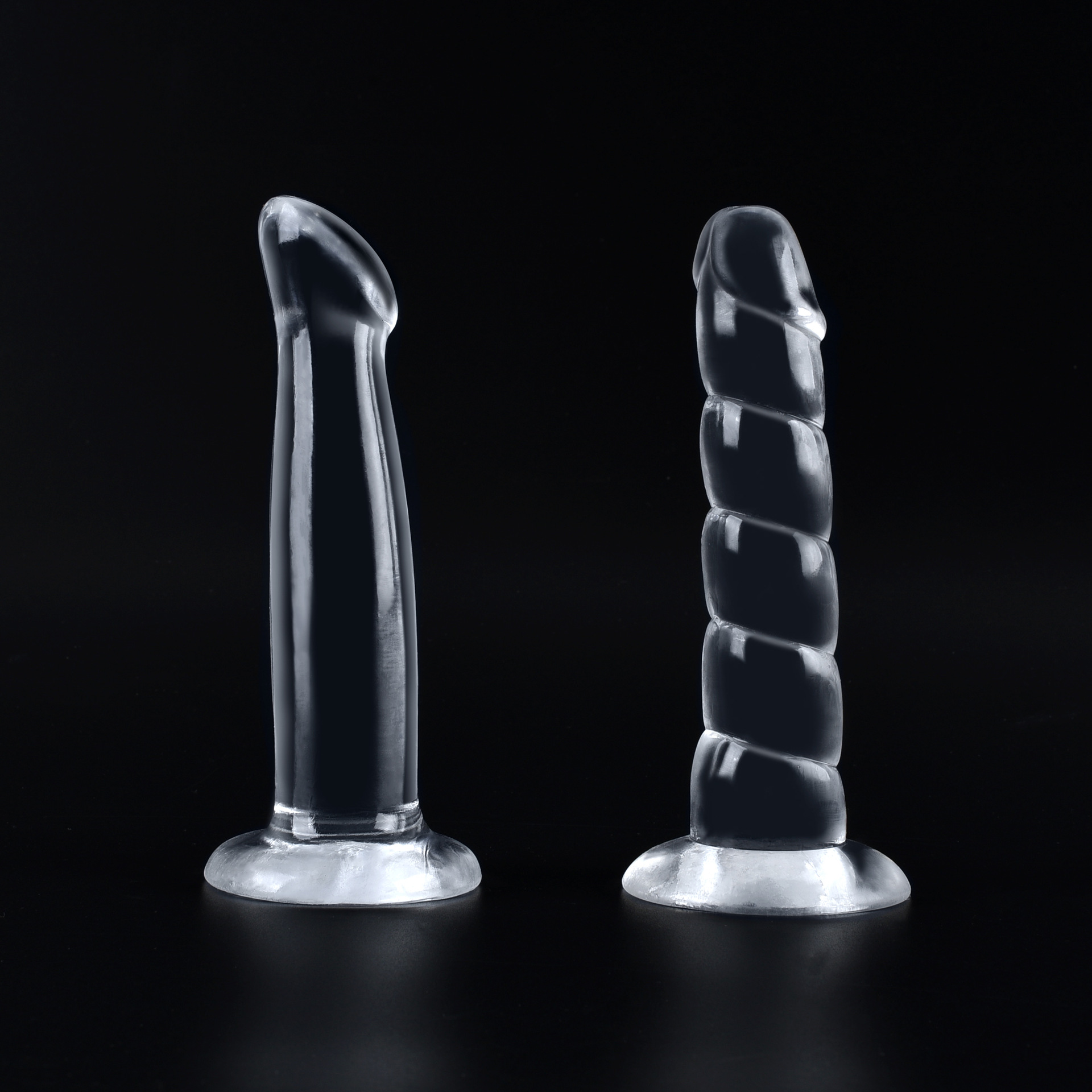  6.61 and 6.69 inches Unisex Anal Plug Clear Dildo-WeLovePlugs