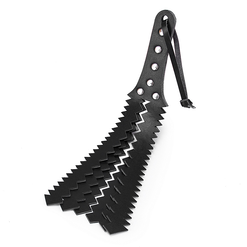 Serrated Faux Leather Flogger - image 8