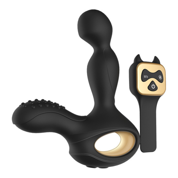 Novara Warming Rotating Anal Plug - Black - image 6