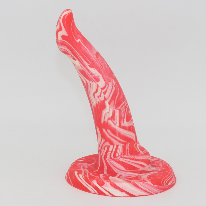 Elephant Trunk Suction Dildo - Red - image 7