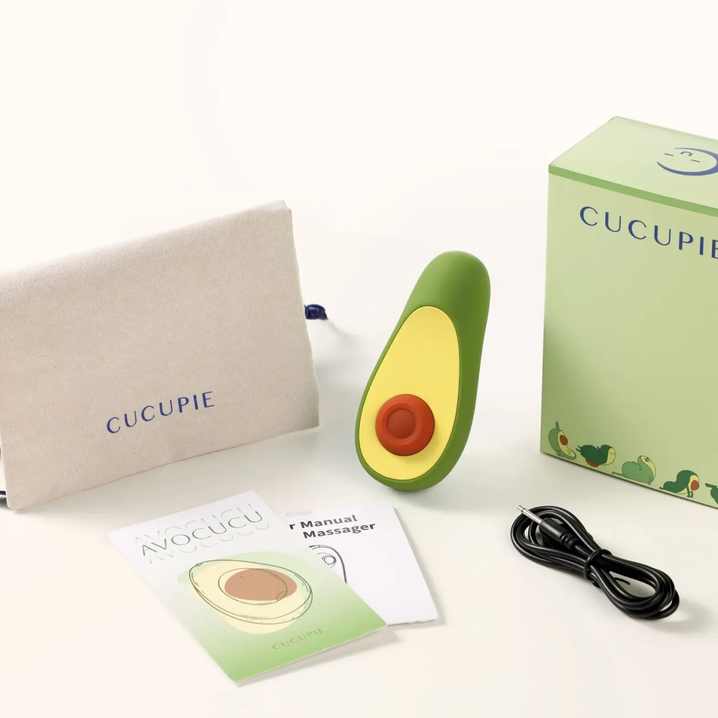 Avocado Patting Vibrator for Women-WeLovePlugs