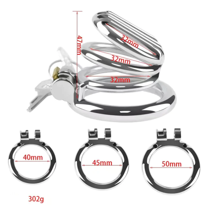 2025 Plate Layer Chastity Cage -WeLovePlugs