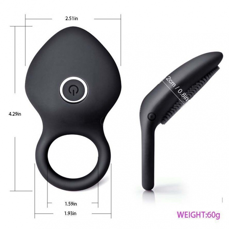 10 Speeds Vibrator Cock Ring-WeLovePlugs