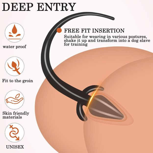 Puppy Pig Extra Long Tail Butt Plug-WeLovePlugs