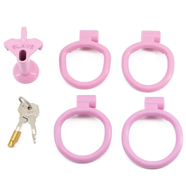 Lightweight Negative  Chastity Cage - Pink - B - image 3