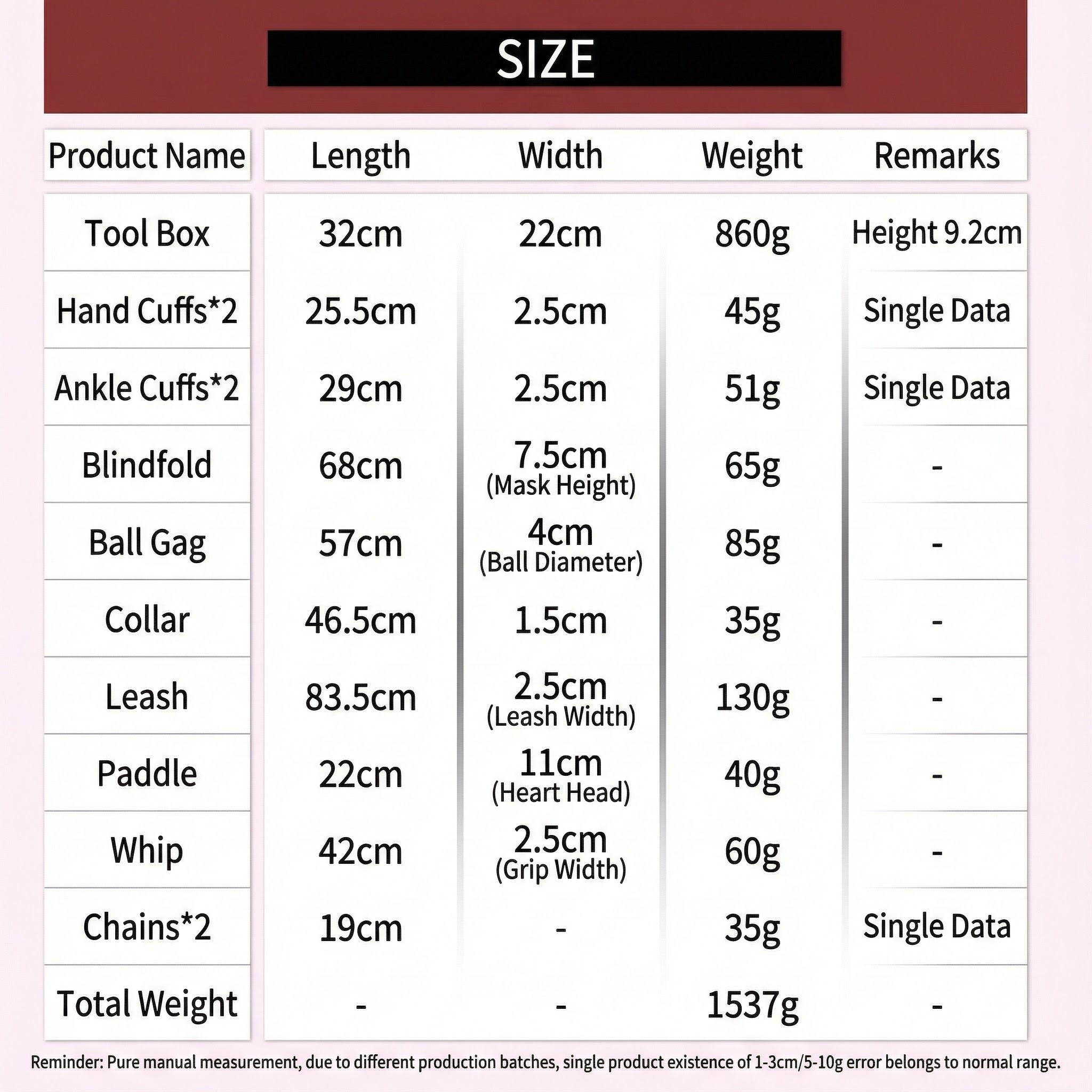 7-Piece Snake-Skin Bondage Set (Case Sold Separately) - image 7