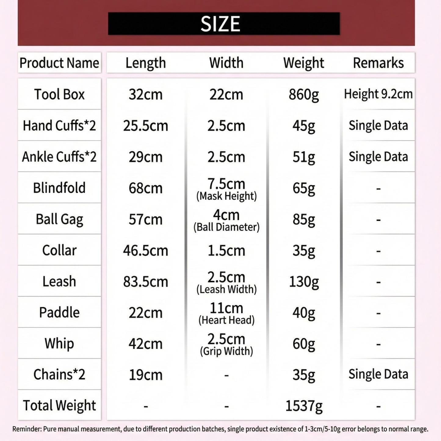 7-Piece Snake-Skin Bondage Set (Case Sold Separately) - image 7