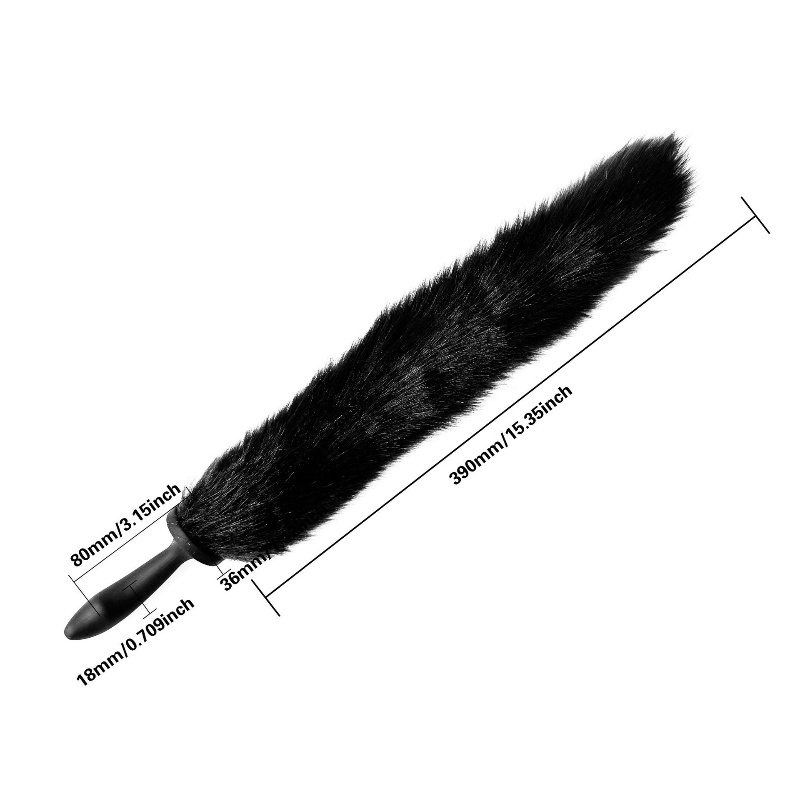 Artificial Fox Tail Anal Butt Plug-WeLovePlugs
