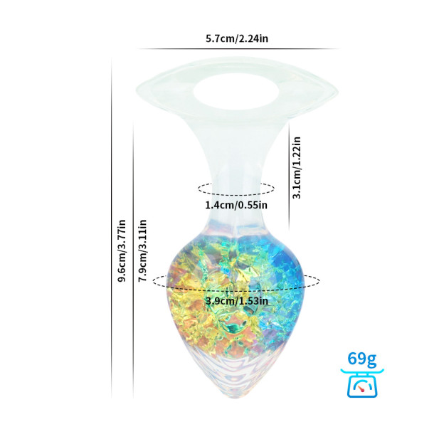 Crystalix Silicone Anal Plug-WeLovePlugs