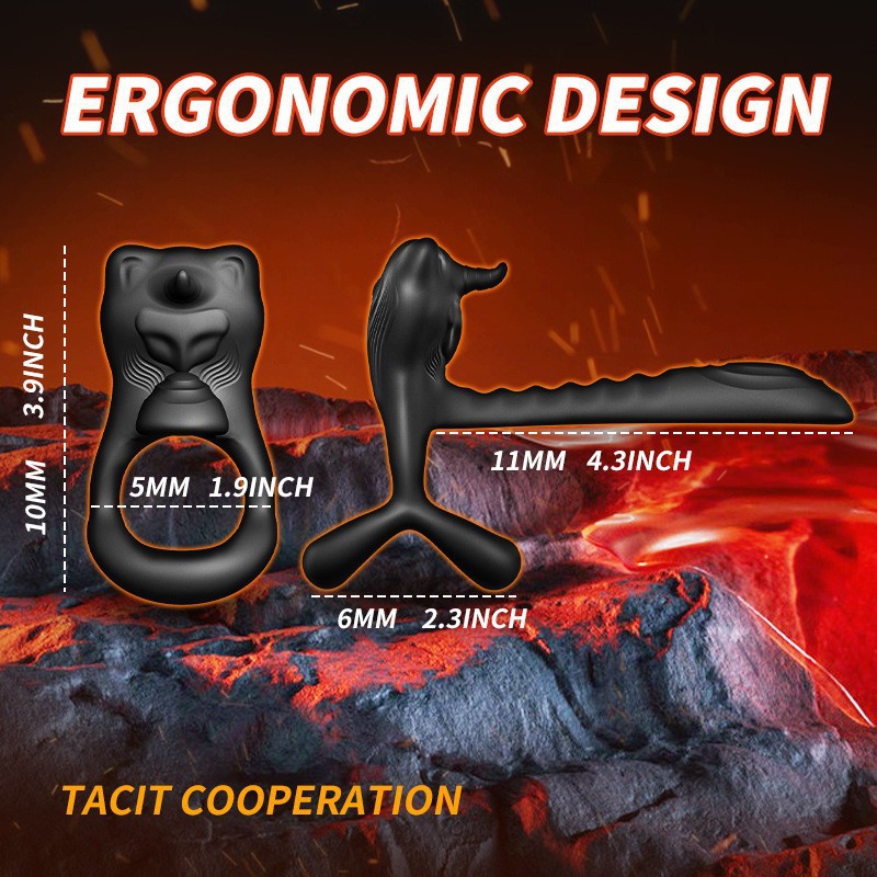 Dual Intense Touch – Couples Vibrating Cock Ring